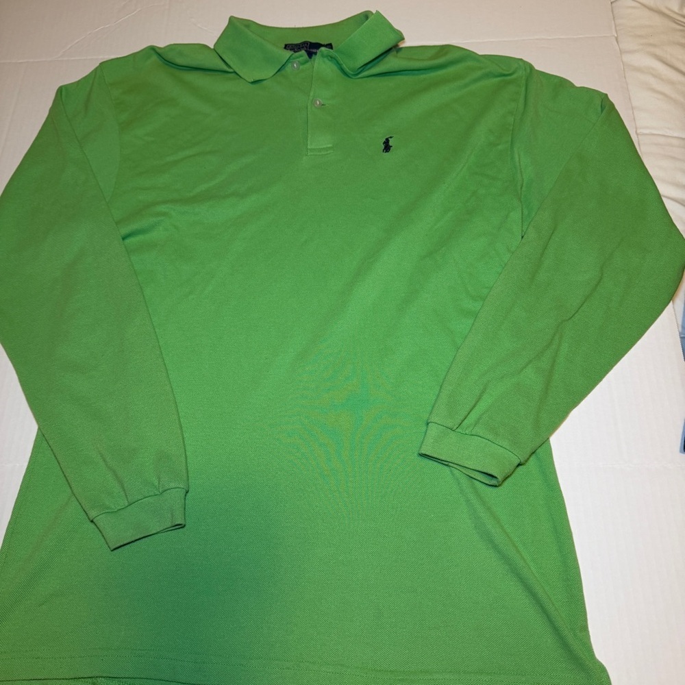 Ralph Lauren Men's Polo Shirt in Bright Green